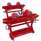 Cavalletti per sostegno e rotazione di tubi mod, AOS ST2 TROLLEY, portata, 3650, kg, Ø, tubi, max., 36'', pollici, 85, 105, cm, KEY PLANT, SUMNER, ITALIA, INGHILTERRA, OLANDA, Italy, stand, base, pipe, porta, treppiede, testa, fisso, a ‘V’, ruote, acciaio, inox, gomma, nylon, poliuretano, super, rullo, sfere, sferette, supporti a ‘V’, accessori, intercambiabili, standard, regolare, large, big, Richiudibile, smontabile, basso, alto, mini, medio, maxi, grosse portate, regolabile, leggeri, differenti altezze, quattro gambe, banco da lavoro, supporti, cinque, travi, pipeline, movimentabile, trasportabile, piedini, cantiere, cantieristica, versatile, portatile, TUBE, PIPING, welding, for welder, rotation, rotator, tubazione, idraulico, nucleare, navale, edile, terreno, stabile, officina, termoidraulica, condizionamento, turbine, foto, video, catalogo, economici, manovrabile, maneggevole, manuale, elettrico, motore, motorizzato, folle, posizionatore, centro, convenzionato, laboratorio, top, qualità, milano, lombardia, nord, centro, sud, brevettati, sicurezza, anello, alimentazione, wheels, wheel, steel, stainstell, ss, rubber, ball, transfer, support, cast, iron, head, vee, bases, red, black, yellow, rosso, nero, giallo